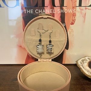 Handmade glass bead earrings!